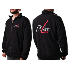 FitLine Fleece Jacket Men in Black Size XL